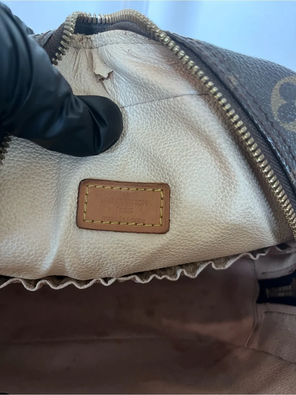 LOUIS VUITTON SPONTINI MONOGRAM HANDBAG
